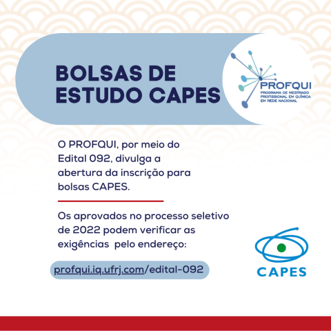 Edital 92 Bolsas